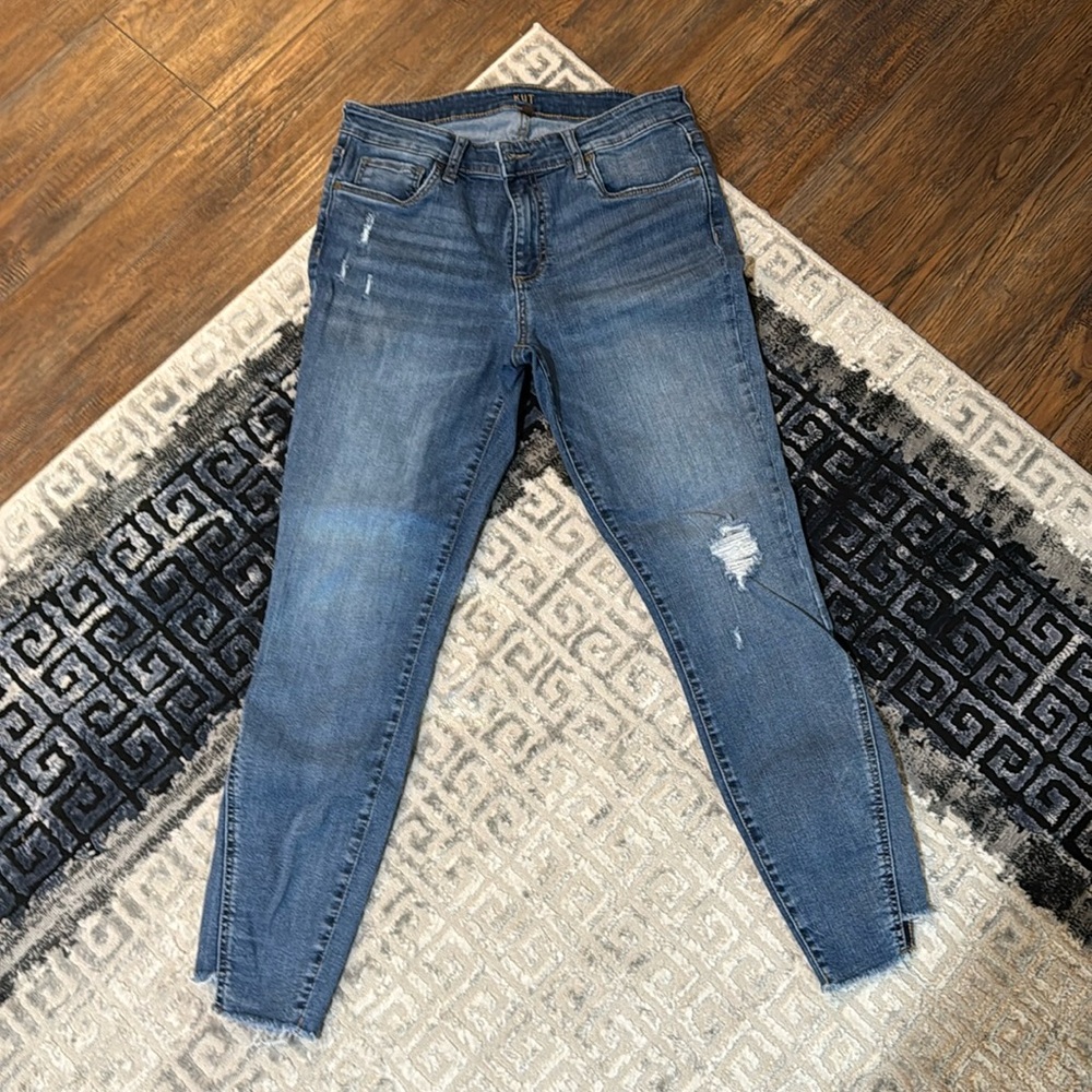 Kut from the kloth raw him skinny ankle jeans